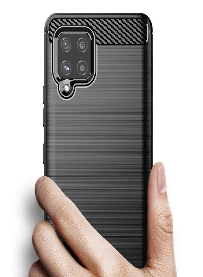 Osophter for Galaxy A42 5G Case Samsung M42 5G Case Shock-Absorption Flexible TPU Rubber Protective Cell Phone Cover for Samsung Galaxy A42 5G(Black) - Image 3